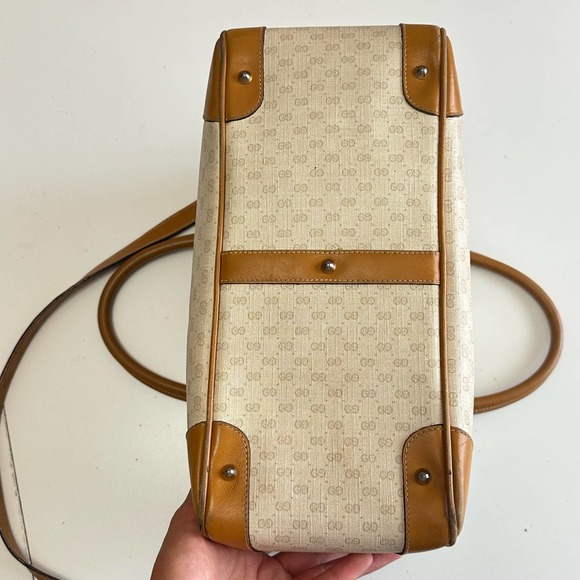 Gucci Cream and Tan Shoulder Bag - Picture 11 of 16